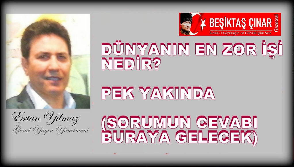 DÜNYANIN EN ZOR İŞİ NEDİR?​ PEK YAKINDA (CEVABIM BURAYA GELECEK)
