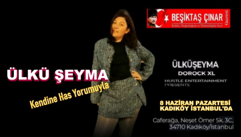 Kendine Has Yorumuyla Ülkü Şeyma, 8 Haziran Pazartesi Kadıköy’de Sahne Alıyor…