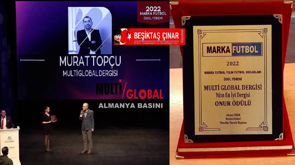 Multi Global Dergisi’ne Almanya’dan Uluslararası Ödül: Yılın En İyi Dergisi Seçildi…