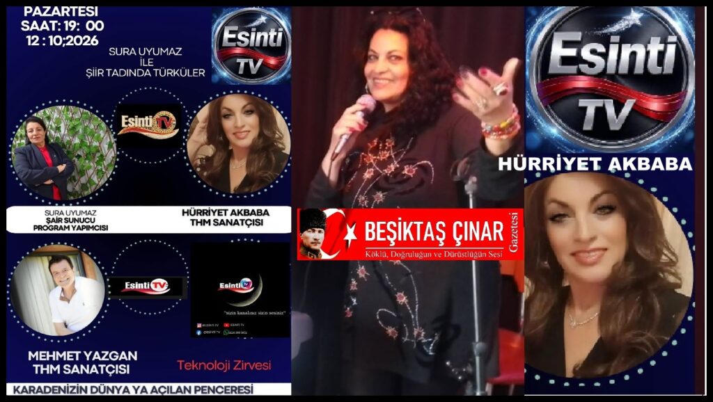 Beşiktaş’ın Sevilen Sesi Hürriyet Akbaba, Esinti TV Ekranlarında!